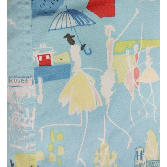 Moe Clothing Company Y2K Paris Pattern A line Pleated Skirt Size 3 - Picture 5 of 5